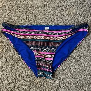 No Boundaries Patterned Bikini Bottoms